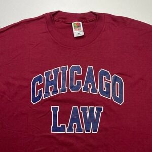 Vintage 90s Chicago law attorney college‎ shirt